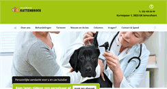 Desktop Screenshot of dierenkliniekkattenbroek.nl